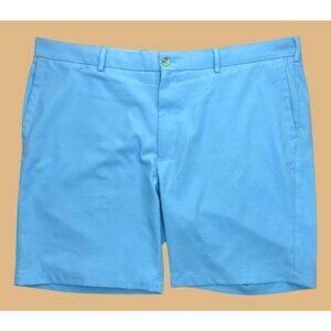 Peter Millar Mens Salem Performance Shorts 42 Sky Blue